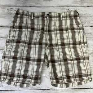 EXPRESS PLAID MENS SHORTS SZ 38